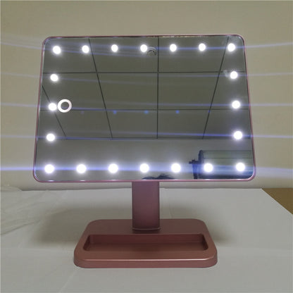 Touch Screen LED Makeup Mirror with Bluetooth Speaker &amp; 10X Magnification ✨