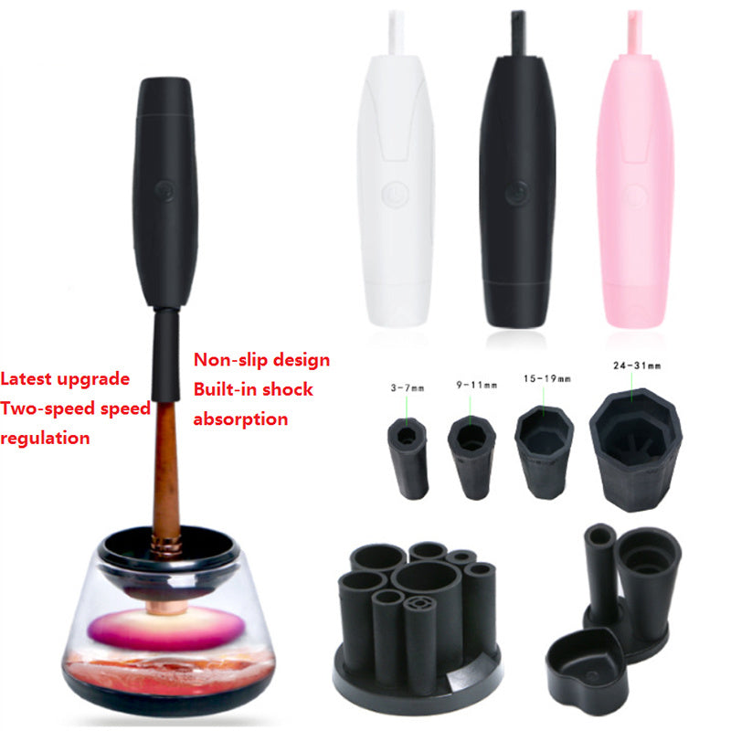 ✨ Electric Makeup Brush Cleaner Set – Say Goodbye to Dirty Brushes! ✨