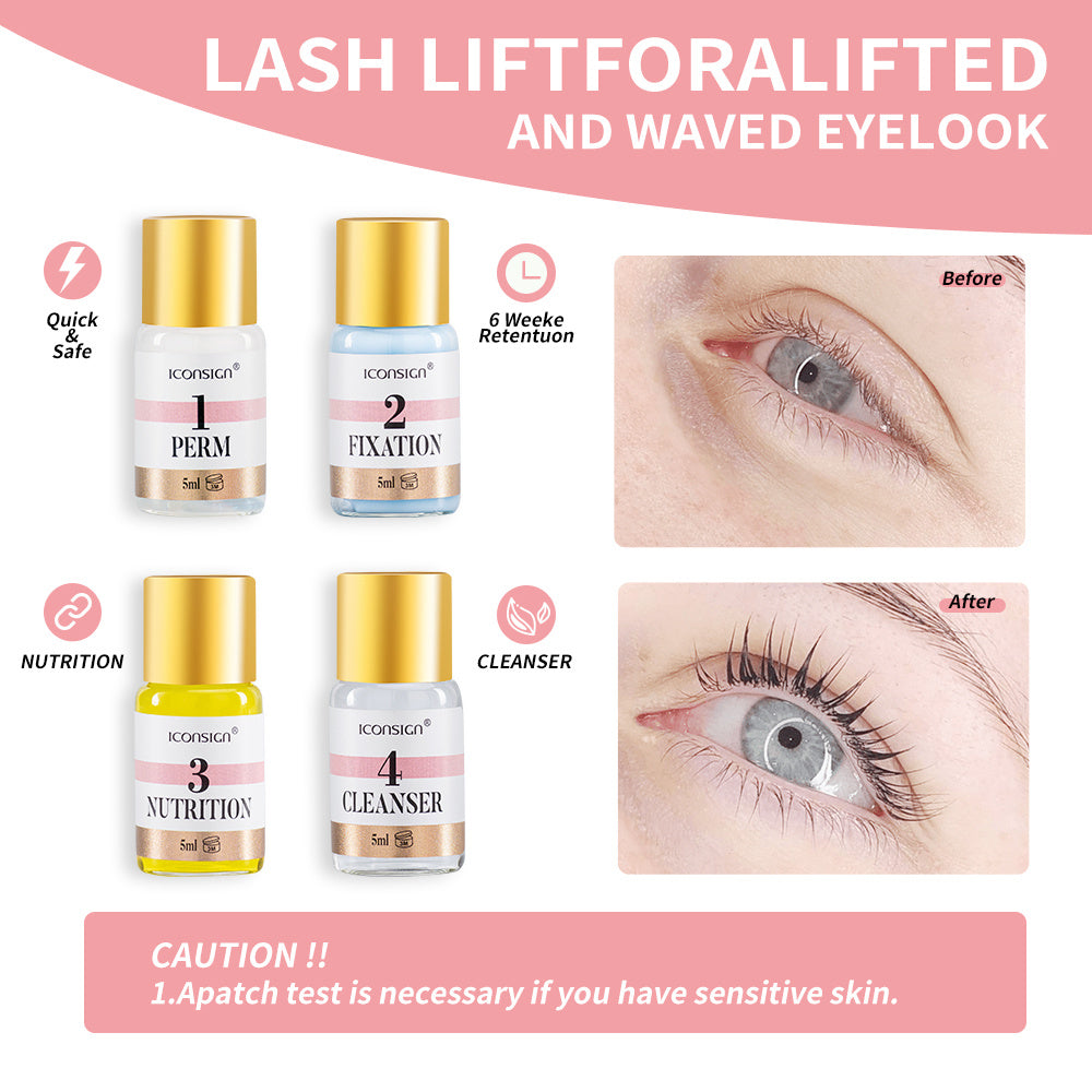 ICONSIGN Lash Lift &amp; Tint Kit – Transform Your Lashes &amp; Brows! ✨