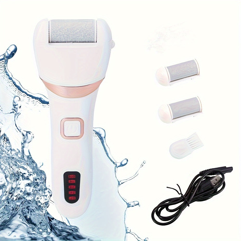 Electric Foot Grinder - Rechargeable Callus Remover & Pedicure Kit