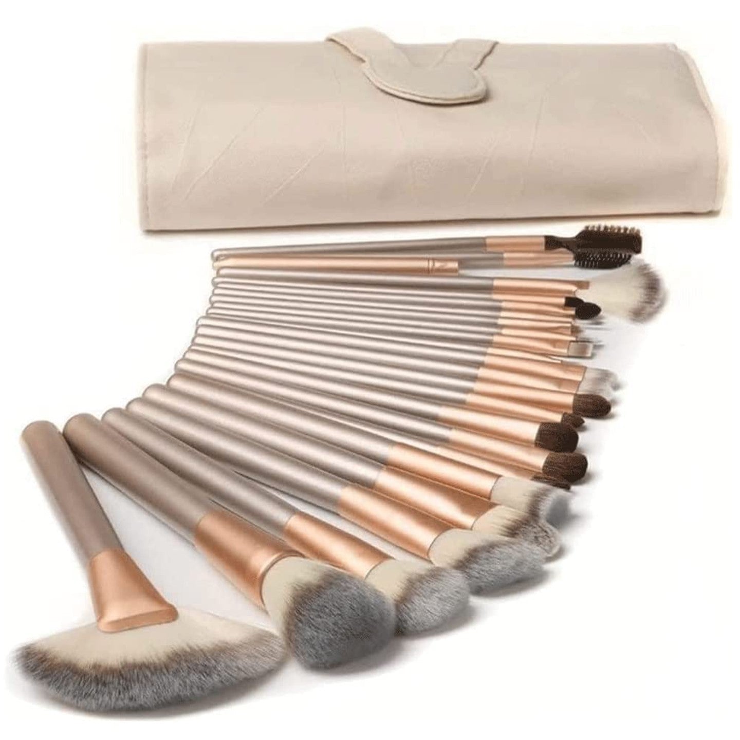 Professional Makeup Brush Set with Travel Bag🌟 (24-Piece)