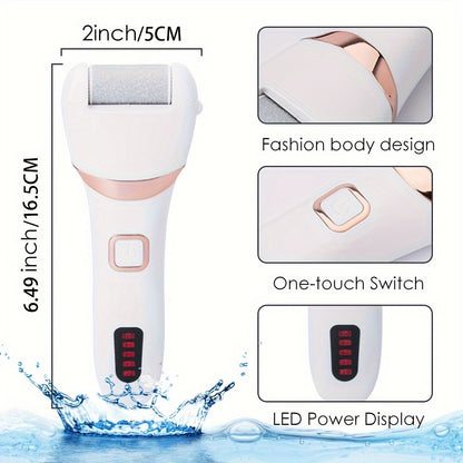 Electric Foot Grinder - Rechargeable Callus Remover & Pedicure Kit